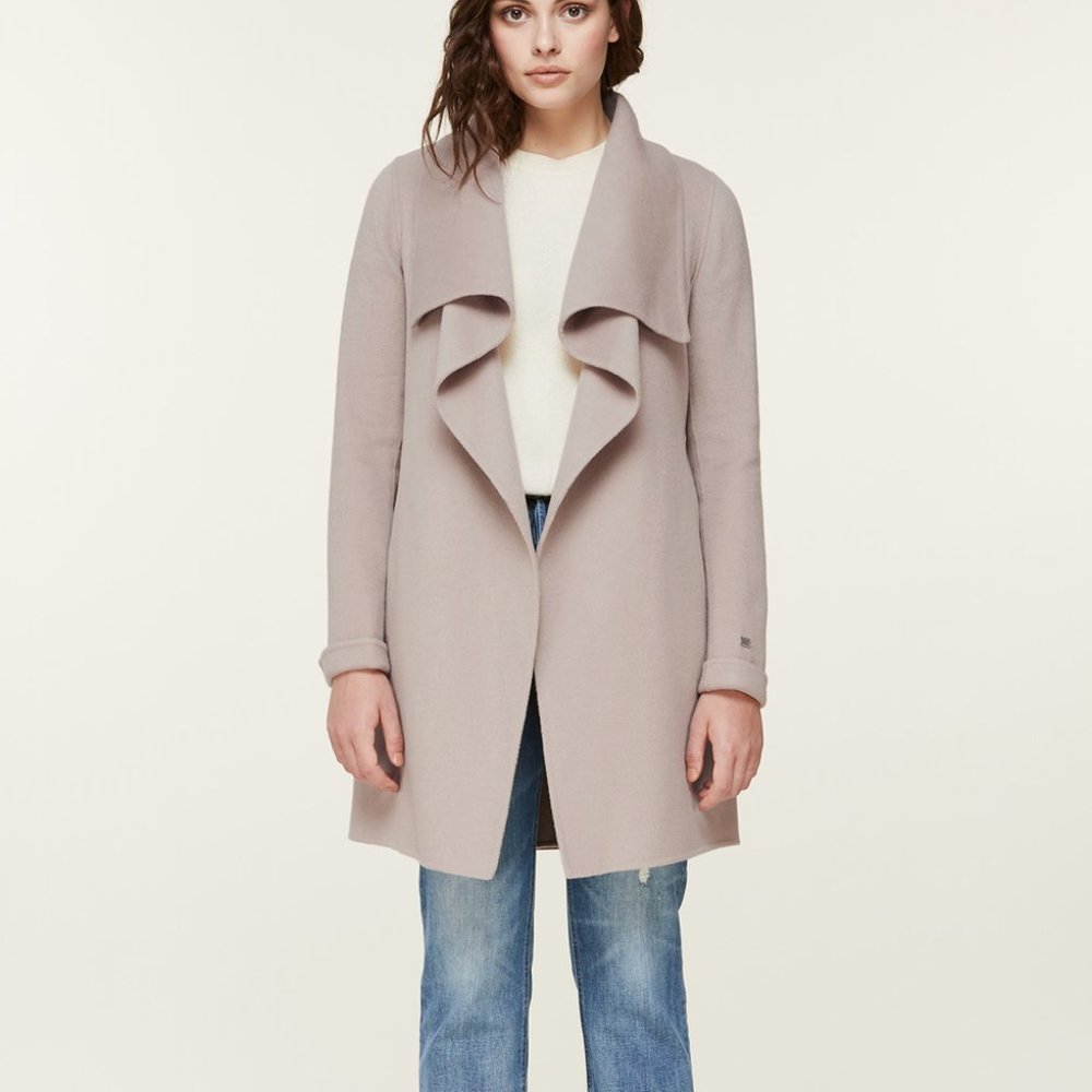 Soia & Kyo Britta Wool Coat - XXS Quartz BNWT